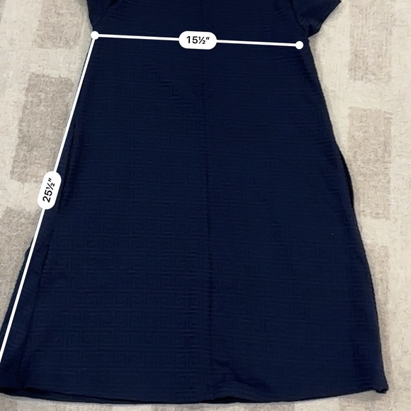 J. McLaughlin Navy Blue Zipper Dress – Size XS - Picture 4 of 4
